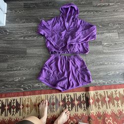 NWOT Outdoor Voices Windbreaker Jacket/Shorts set (M)