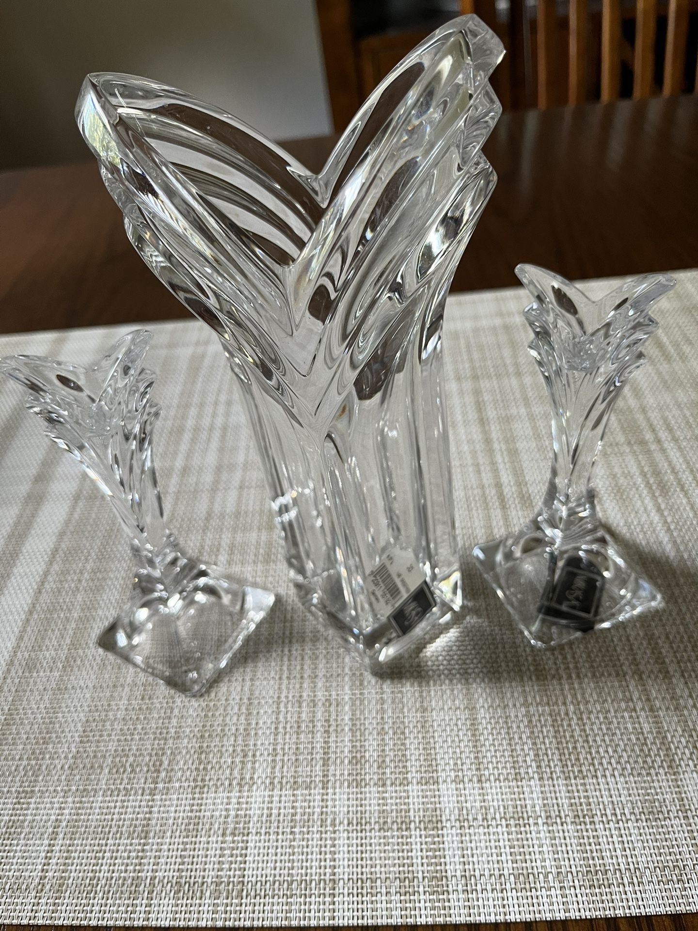 It’s A Beautiful Three Pieces Set Candle Holder From MIKASA Never Been Used