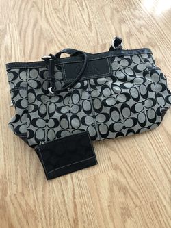 Coach bag and small wallet