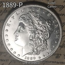1889-P Morgan Silver Dollar; Choice MS/BU, Full Breast Feathering, Clean Fields, Higher Grade.