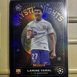Lamine Yamal Soccer Card 