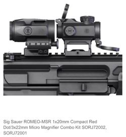 Sig Romeo MSR and Juliet 3 Micro Magnifier