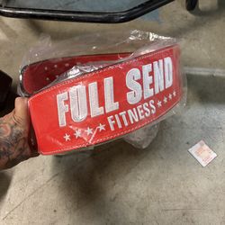 Full send fitness belt size Large