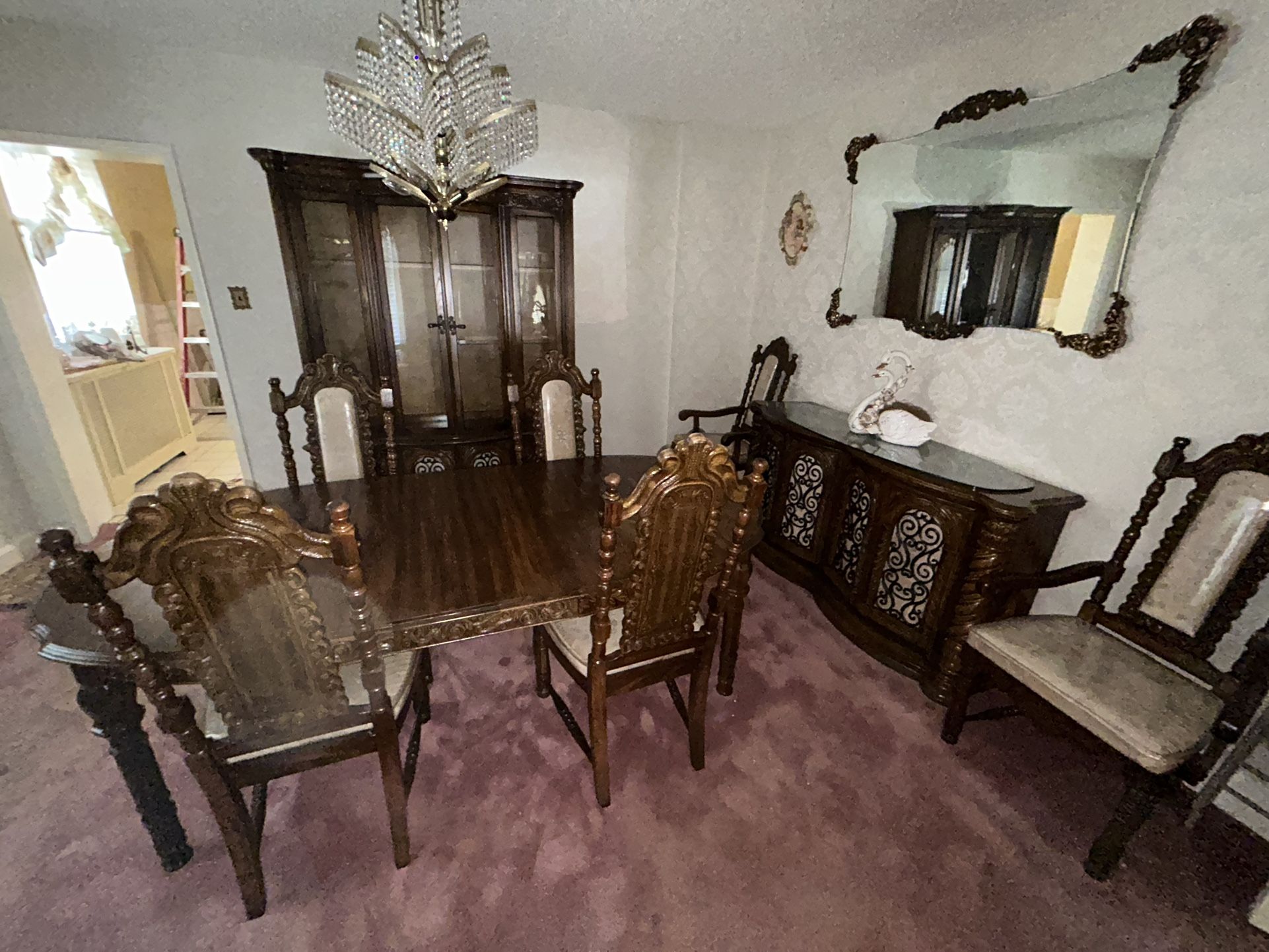 9 Piece Wood Dining Room