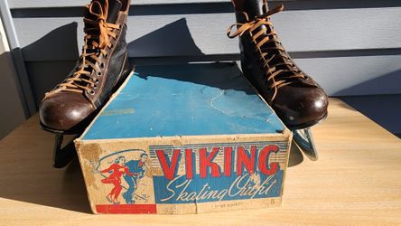 Vintage Hockey Ice Skates 