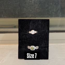 Engagement  Mossinite 925 Silver Ring  