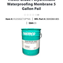 Water Proof Membrane 5 Gallon Pail 