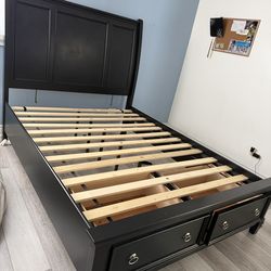 Queen bed frame