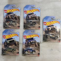 Hoteheeels Complete Set Of 5 
