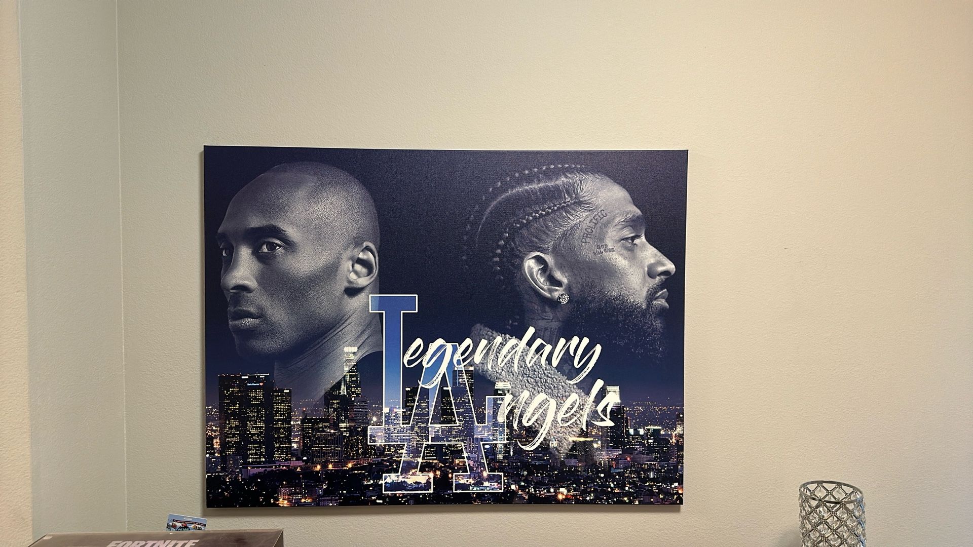 Kobe And Nipsey Customized Canvas