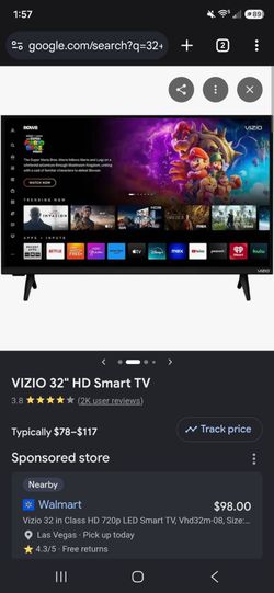 32" Vizio smart TV
