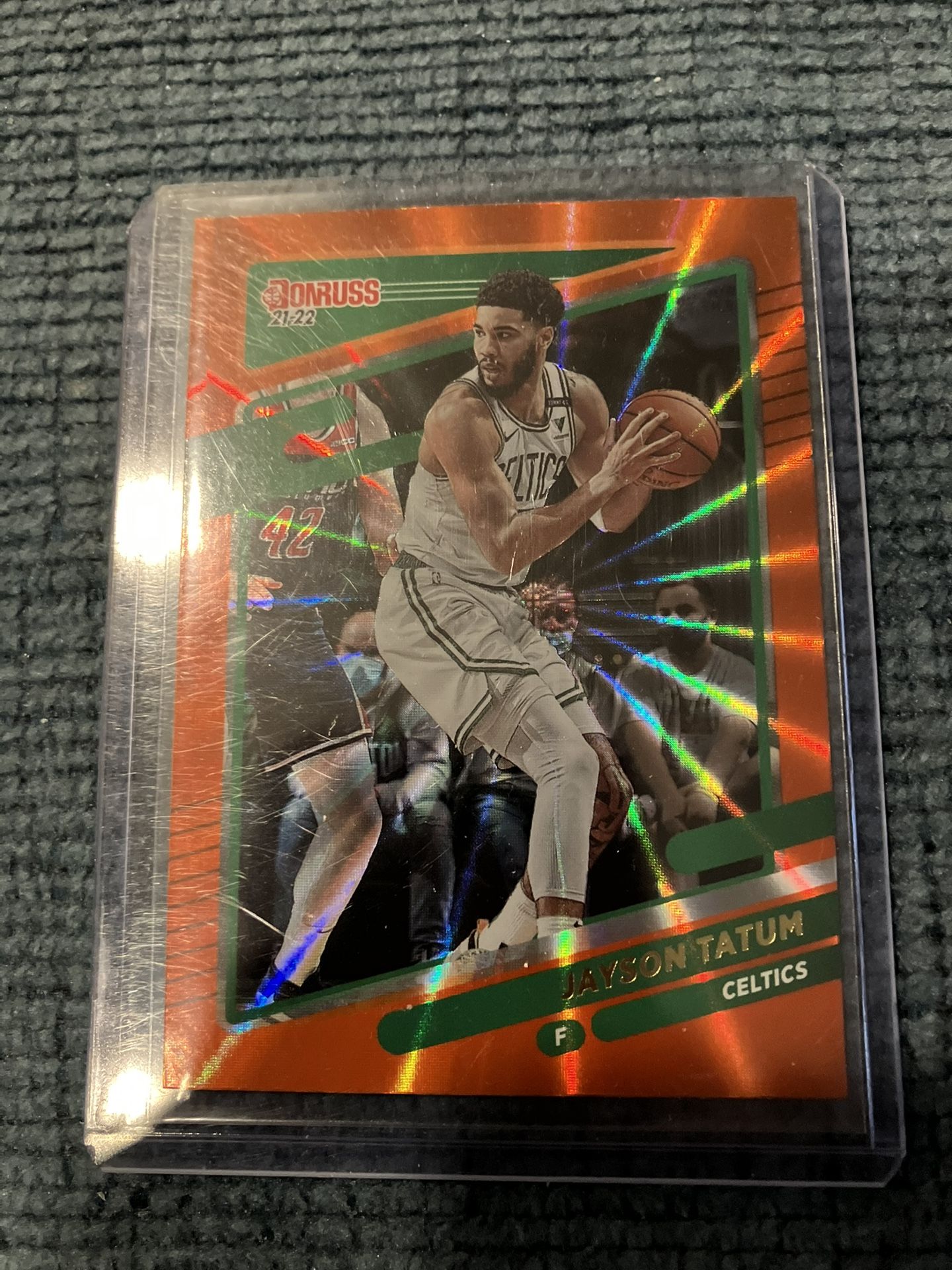 Rare Donruss halo Boston Celtic Jayson Tatum