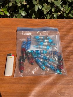 Aluminum RC Oil Shock Absorbers & Extra Springs Set (70mm - 80mm)