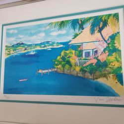 Print (Island Scene)