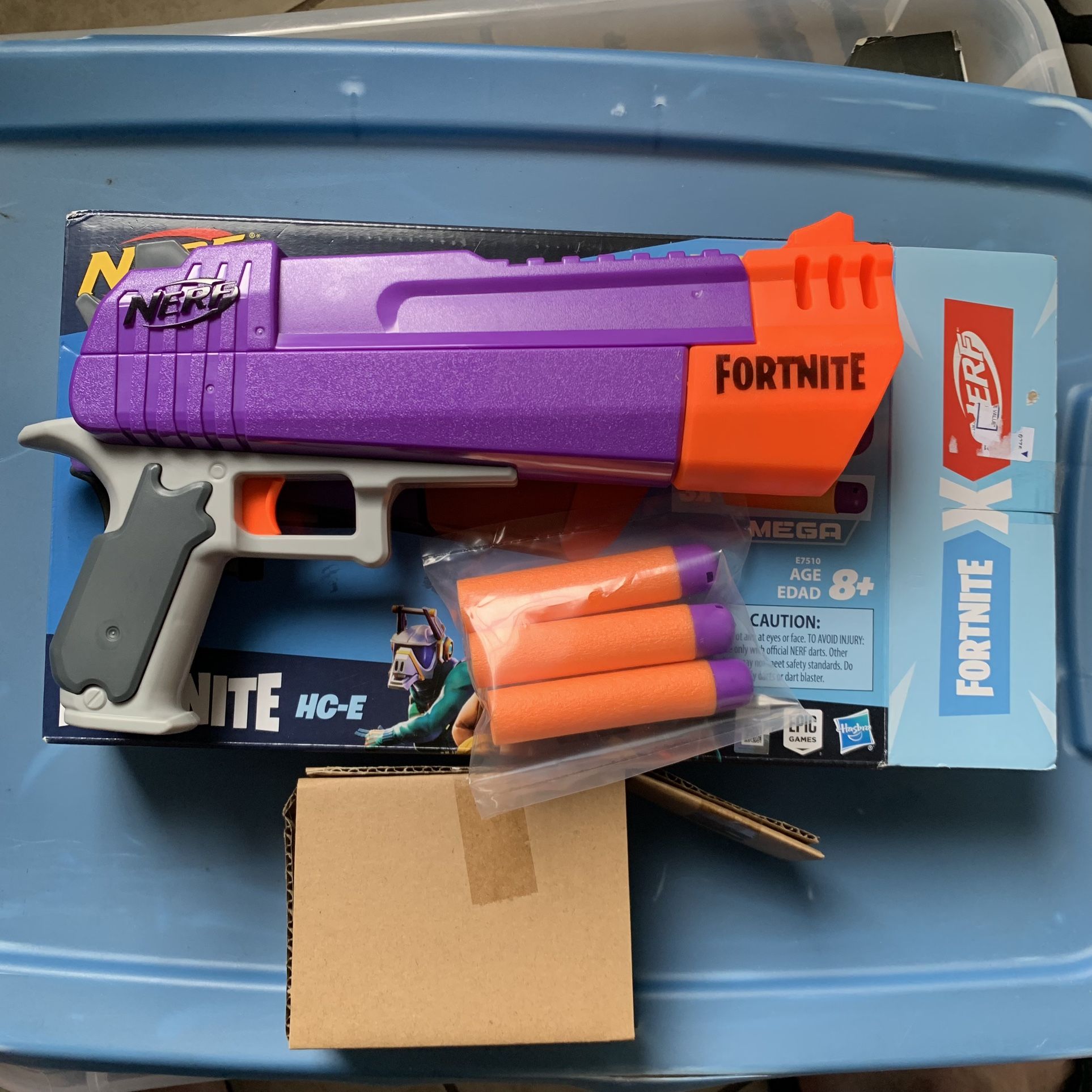 Nerf Fortnite HC-E Mega Dart Blaster with 3 Darts