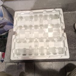 Glass Chess Set