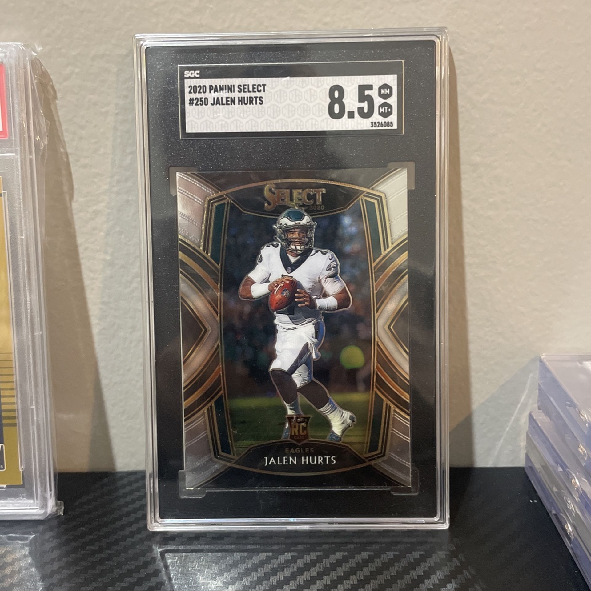 Jalen Hurts Select Rookie Graded 8.5
