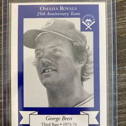 Rare George Brett Anniversary Card