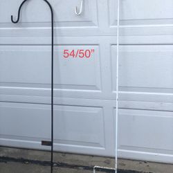 two garden hooks 