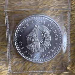 Aztec Silver Coin 