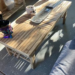 Bamboo Coffee Table 