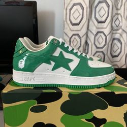 A Bathing Ape Bape Sta Low Green