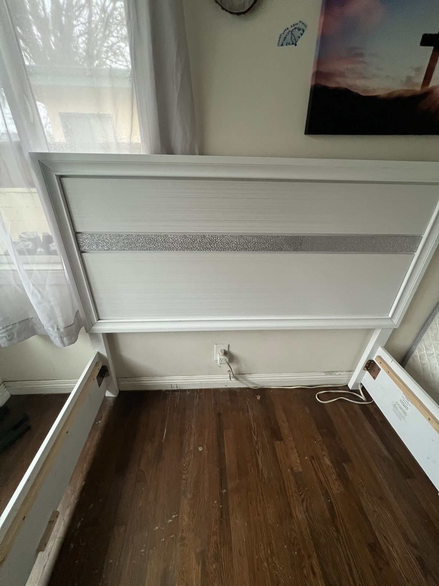 White Queen Bed Frame