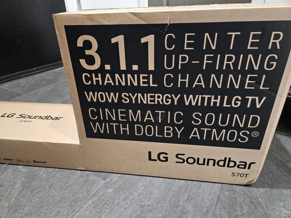 LG SOUND BAR S70T NEW Factory Sealed Box