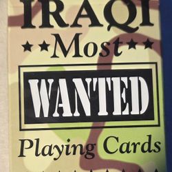 Most-wanted Iraqi playing cards
