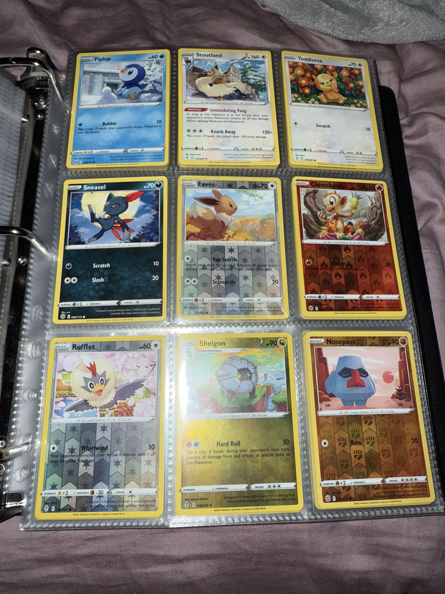 58 card pokemon lot (year 2021/2022 cards) mint condition