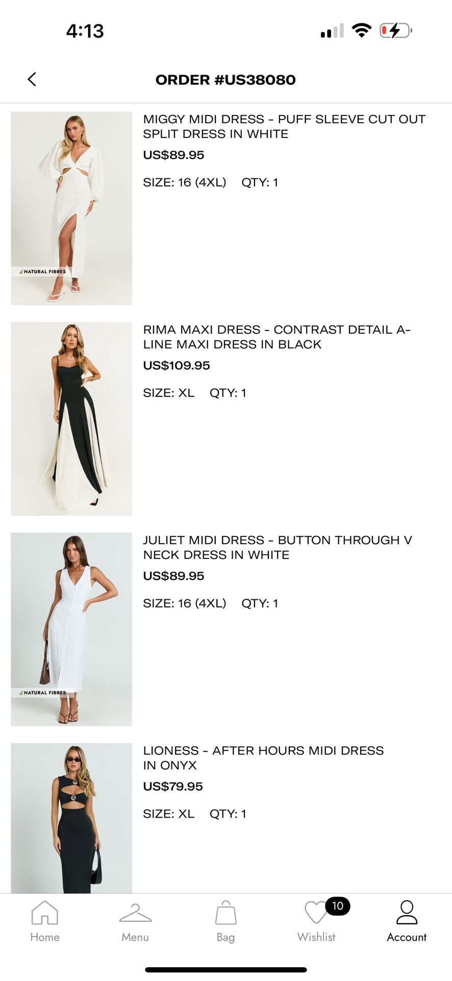 Brand New Clothes from Showpo For sale 