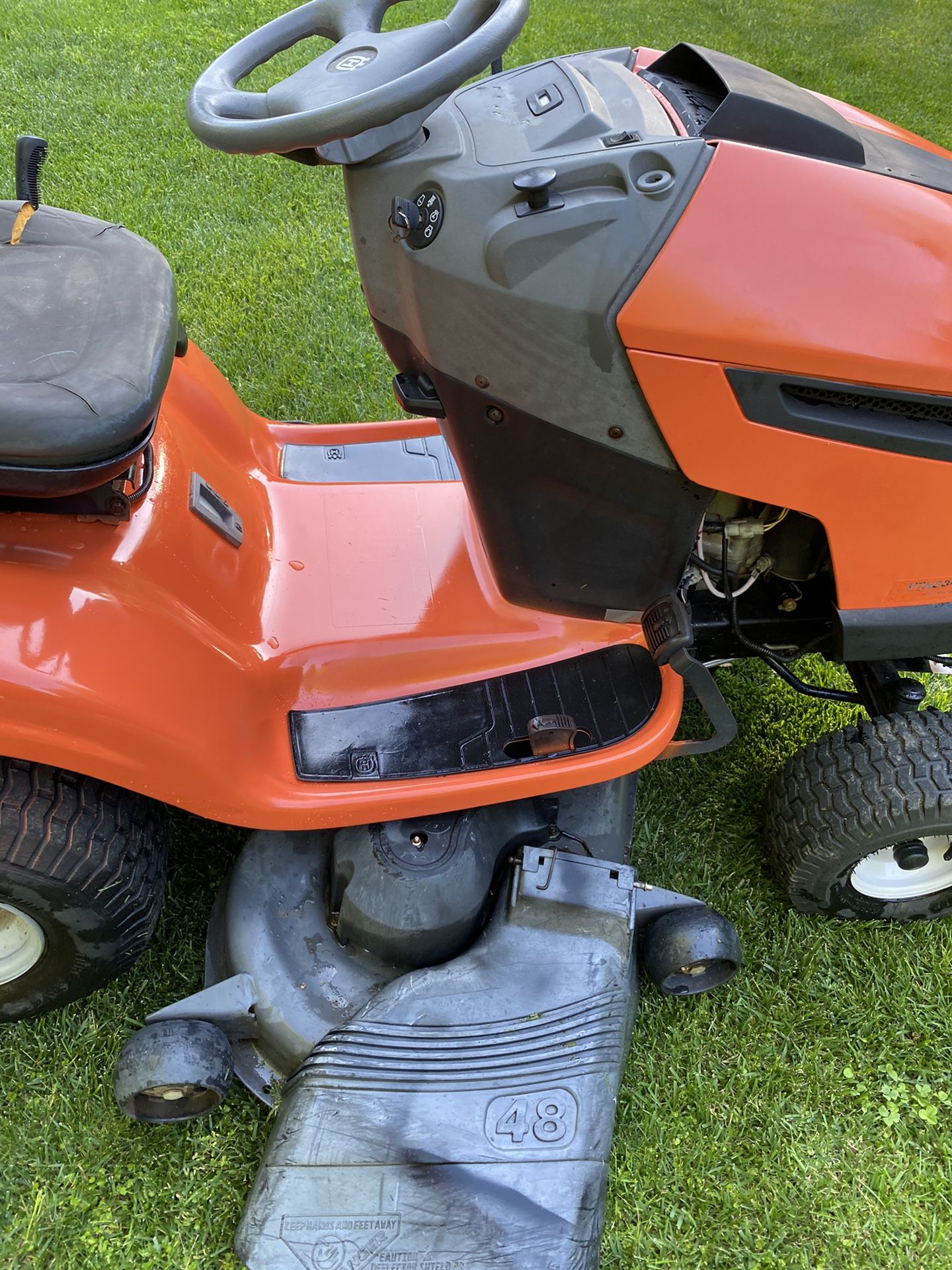 Husqvarna YTH2348 Riding Mower w/tune up belt blades battery for Sale