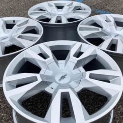 22” CHEVROLET CHEVY SILVERADO SUBURBAN GMC SIERRA WE FINANCE WHEELS SET RIMS NEW 