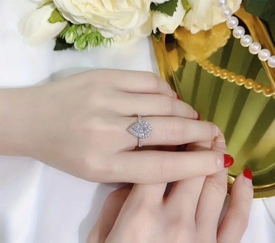 Pear Shape Custome Ring