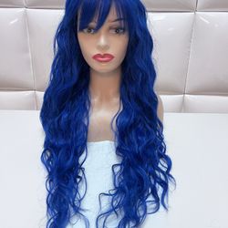 Synthetic Long Curly Wig-new $40- Local Delivery For A Small Fee-peluca Larga Rizada Nueva
