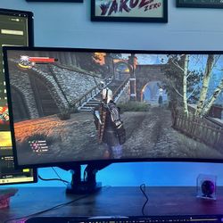 LG 34” Curved Ultra-wide Gaming Monitor 