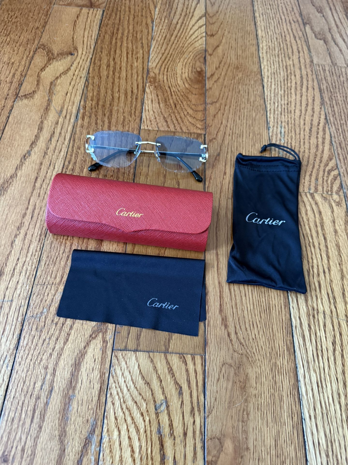 Cartier Sunglasses With Blue Tint