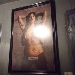 Kat Von D picture in frame