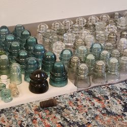 Antique Glass Insulator Collection