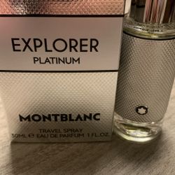 Montblanc EXPLORER PLATINIUM Eau de PARFUM 1fl oz/30ml Spray NEW & SEALED
