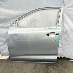 2018 Toyota Highlander Left Front Door Shell