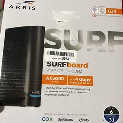 Arris surfboard G34 WiFi/Ethernet Modem