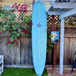 9’1 Power Drive Hawaii Longboard Surfboard Long Board Surf Board (not Gordon And Smith G And S Nose Rider Happy Battle Hobie Log)