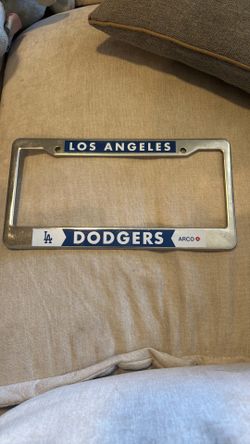 Car plate cover / Dodgers / sports/