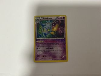 Pokemon Card Chandelure 50/114 Steam Siege Holo Rare 2016 LP-NM