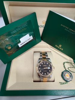 2026 Rolex Datejust black diamond dial