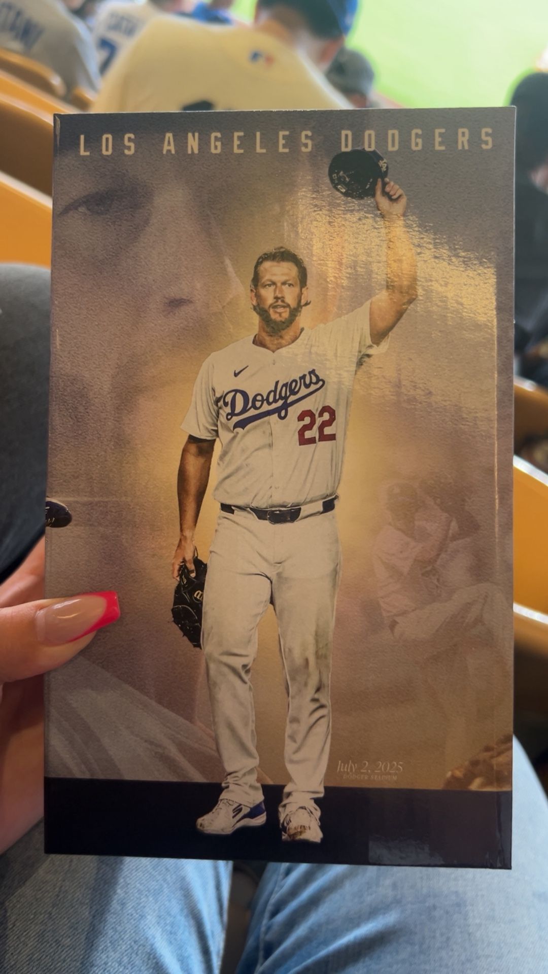 Clayton Kershaw 3,000 Strikes Retirement Bobblehead
