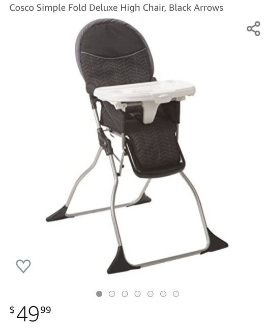 Cosco Simple Fold Deluxe High Chair,