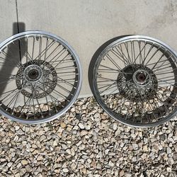KDX 200 front wheel/WR 250 or  WR 450 Yamaha front wheel