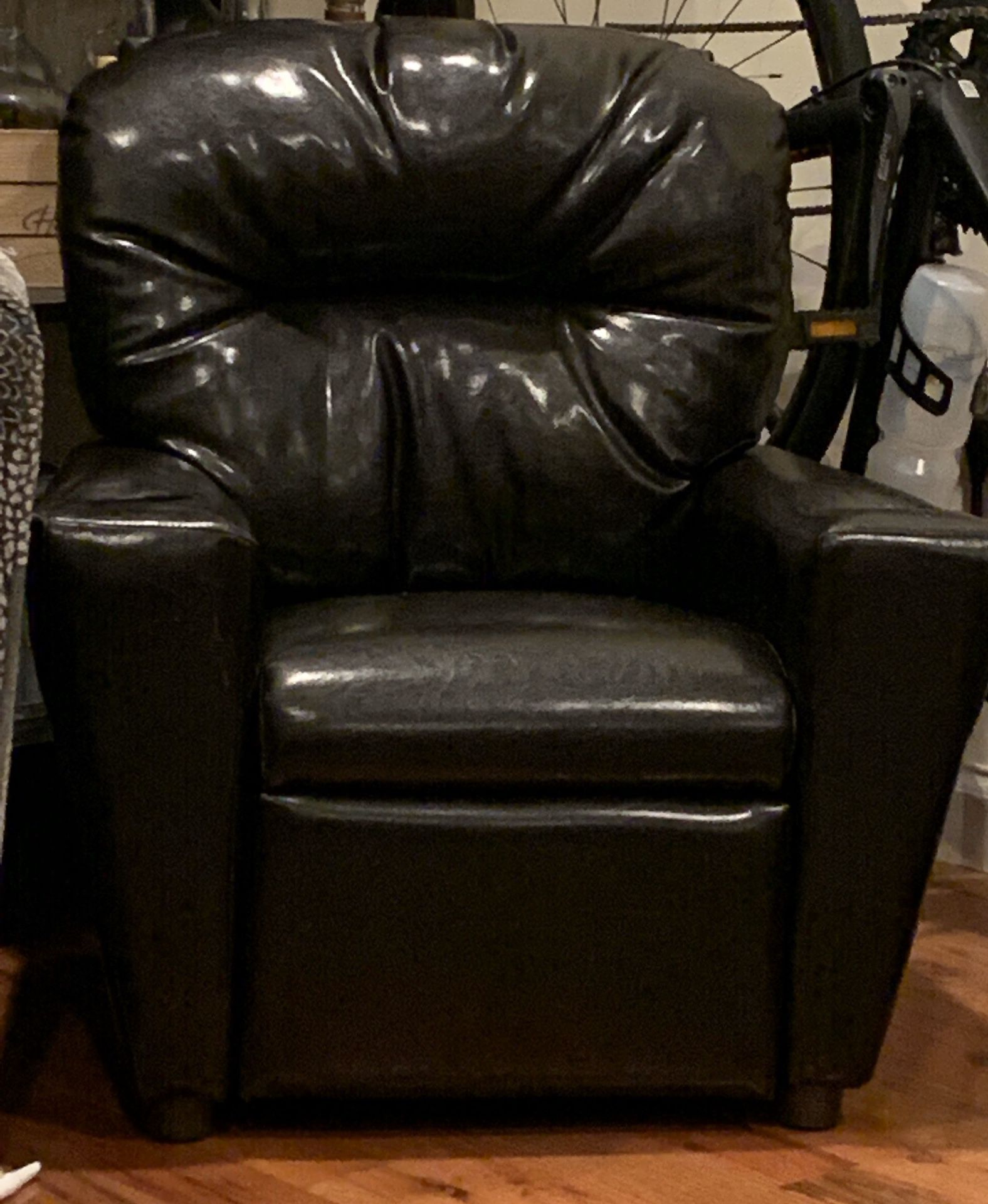 Two Child leather recliners